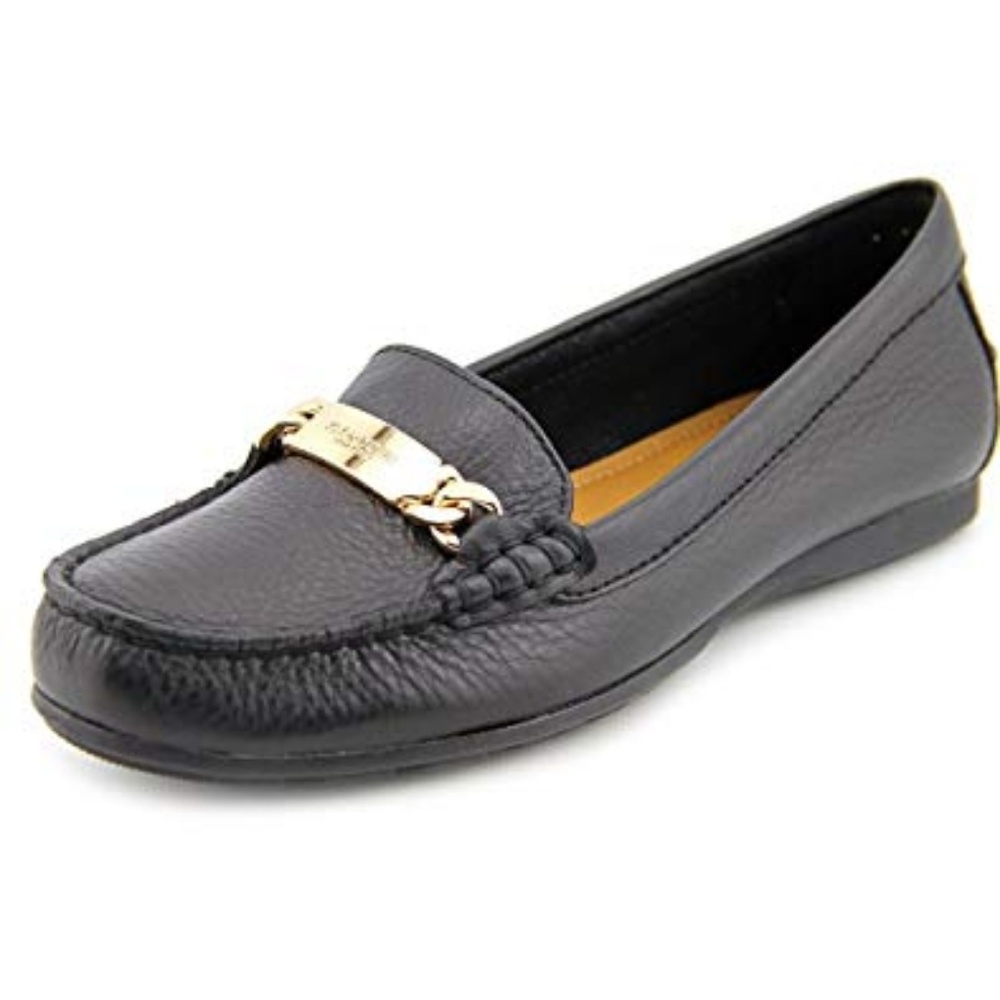 Coach Olive Pebble Grain Loafers